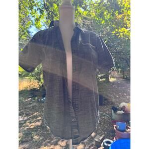 SHAWN WHITE SHIRT Short Sleeve Mens Button Down Casual Dress Shirt 100% Cotton